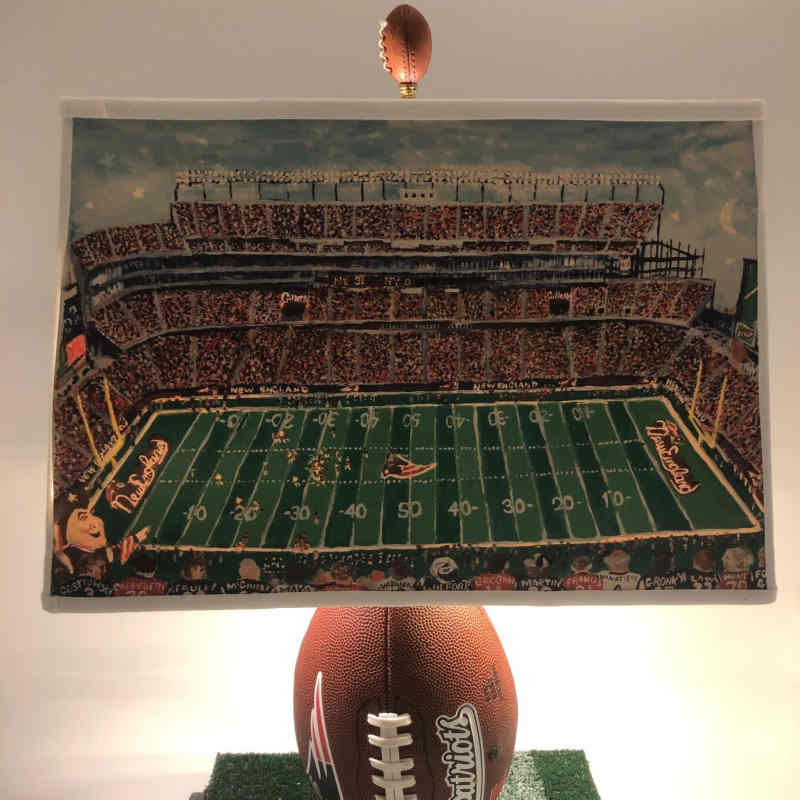 Patriots Football Lampshade_Night Game
