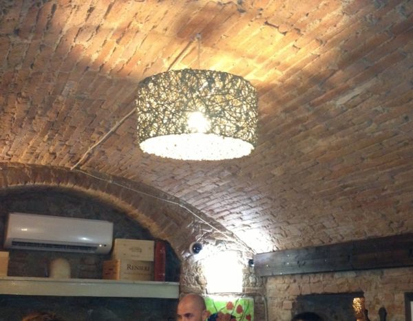 Italian Semi-Flush Fixture in Florence, Italy