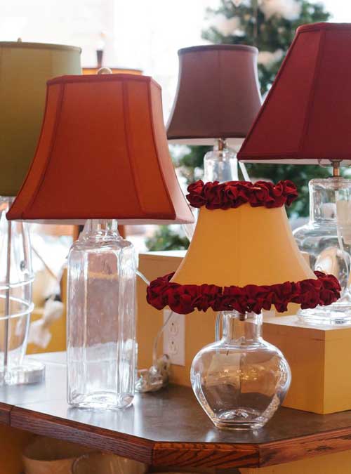 A variety of Lampshades available at Concord Lamp & Shade