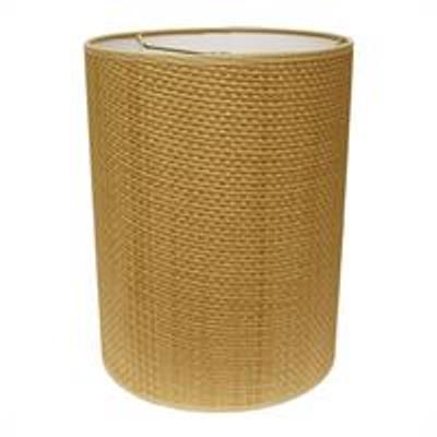 True Drum Hardback Lampshade in 964 Natural Raffia
