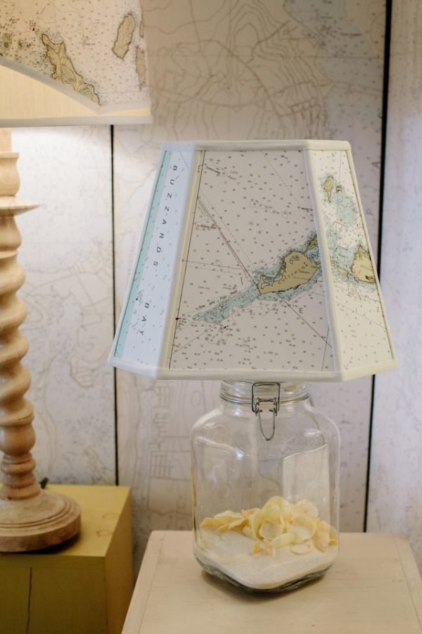 Collectible Medium w/ Cut Corner Nautical Shade
