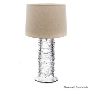 Echo Lake Blown Glass Table Lamp by Simon Pearce