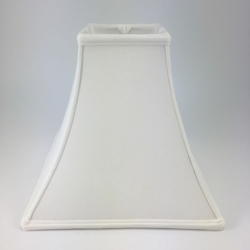 Sharp Corner Deep Square Silk Bell Lampshade