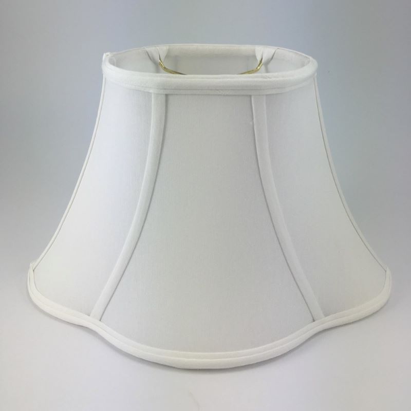 French Oval Silk Bell Lampshade