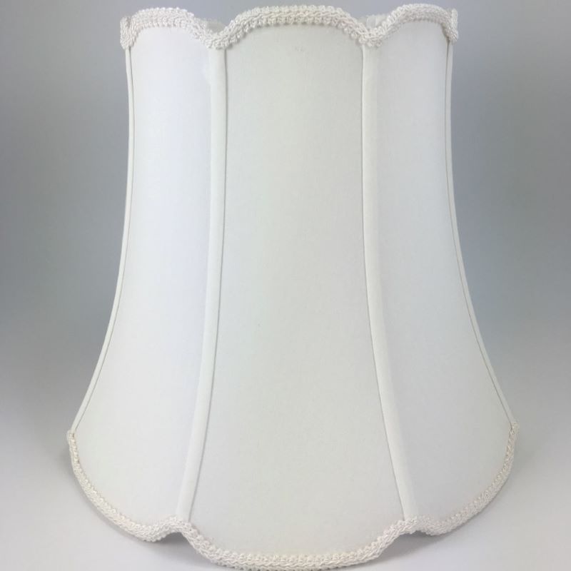 V-Notch Silk Bell Lampshade