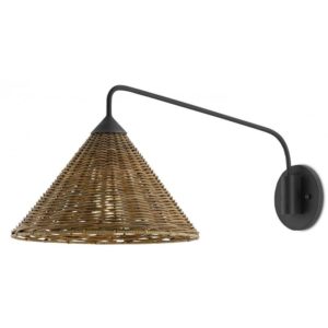 Currey Basket Swing Arm Sconce 5000 0139