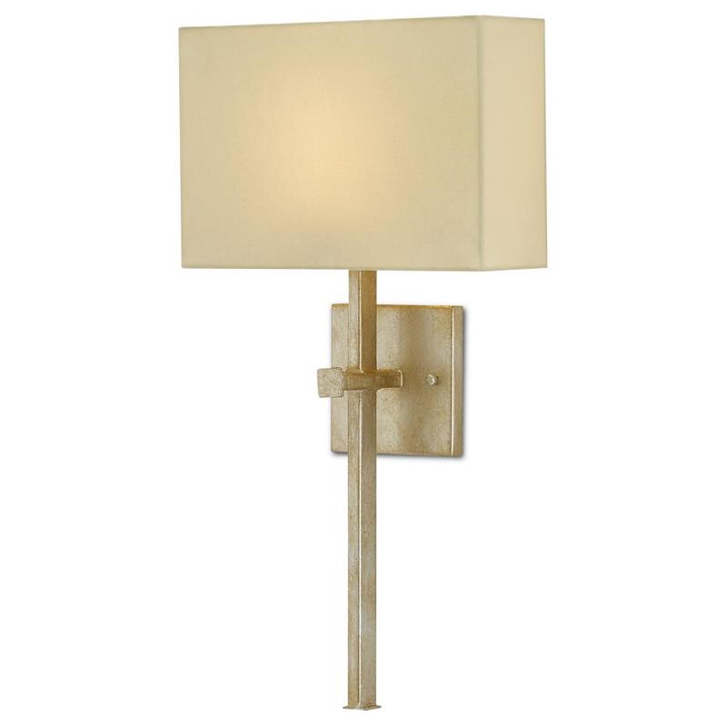 Currey Ashdown Silver Wall Sconce 5900 0004