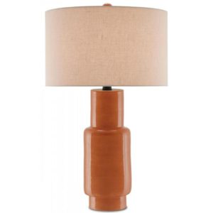 Currey Janeen Orange Table Lamp 6000 0192