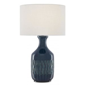 Currey Samba Blue Table Lamp 6000 0515