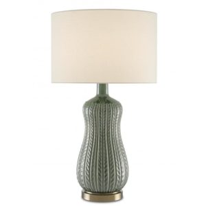 Currey Mamora Green Table Lamp 6000 0673