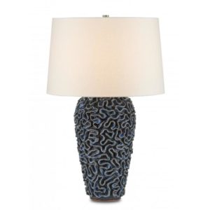 Currey Milos Blue Table Lamp 6000 0745