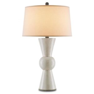 Currey Upbeat White Table Lamp 6198