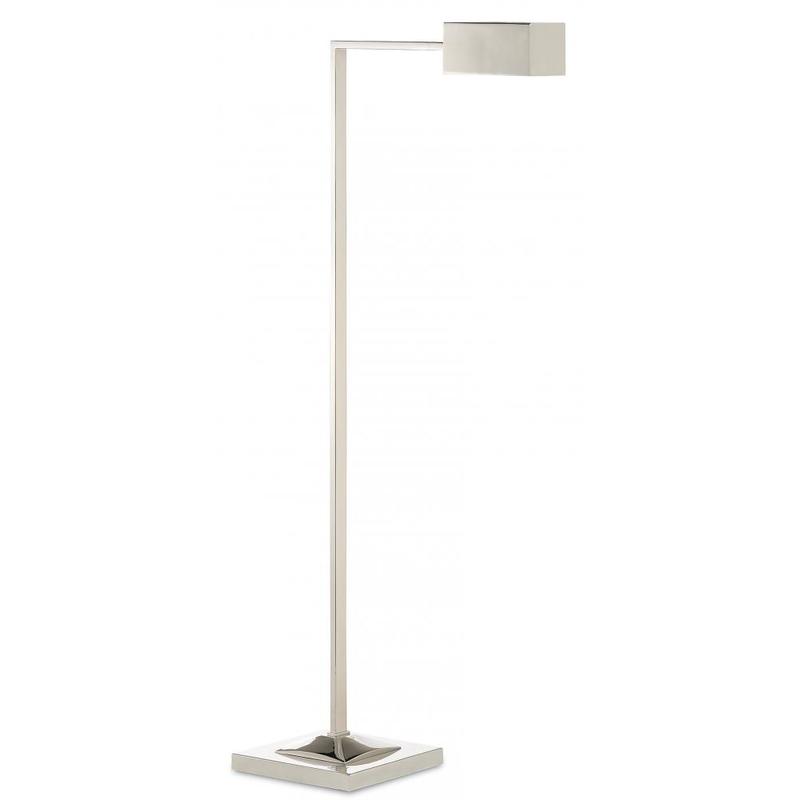Currey Ruxley Nickel Floor Lamp 8000 0026