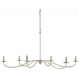Currey Saxon Silver Chandelier 9000 0055