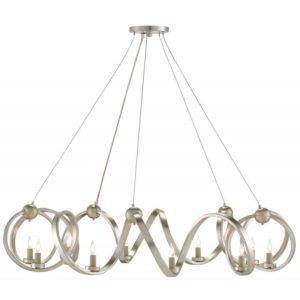Currey Ringmaster Silver Chandelier 9000 0059