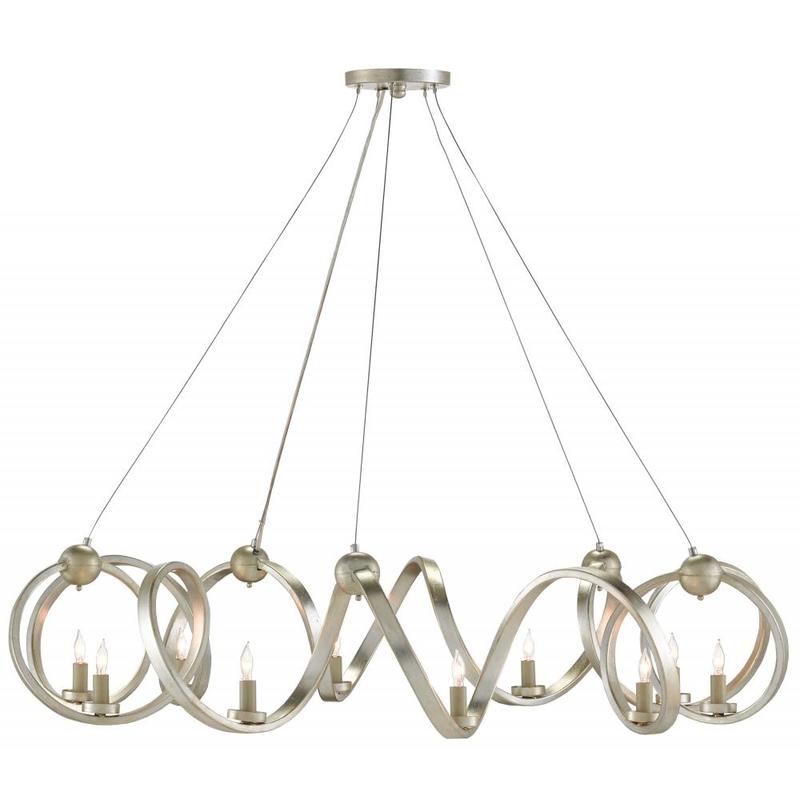 Currey Ringmaster Silver Chandelier 9000 0059