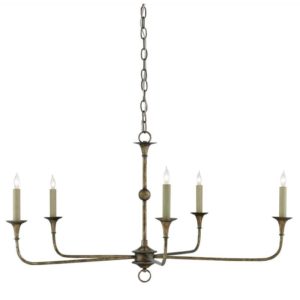 Currey Nottaway Bronze Small Chandelier 9000 0143
