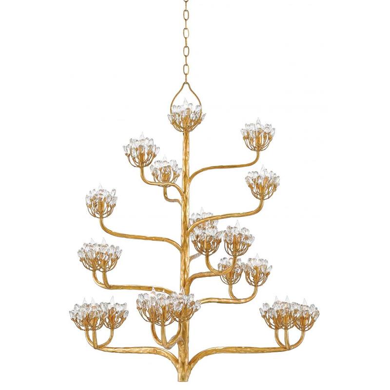 Currey Agave Americana Gold Chandelier 9000 0157