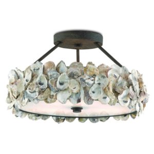 Currey Oyster Semi Flush 9000 0265