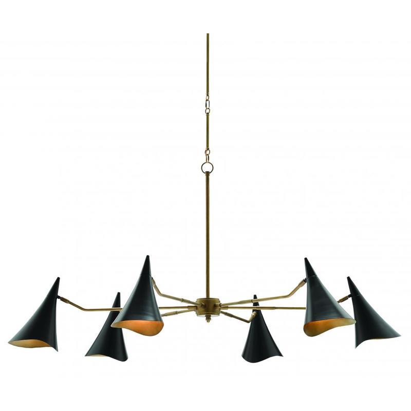 Currey Library Chandelier 9000 0311