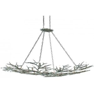 Currey Rainforest Silver Chandelier 9000 0367