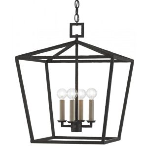 Currey Denison Black Medium Lantern 9000 0455