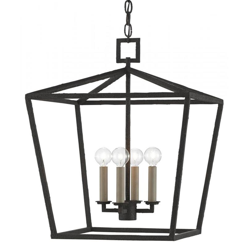 Currey Denison Black Medium Lantern 9000 0455