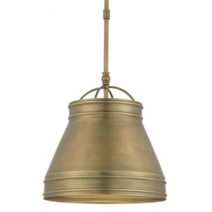 Currey Lumley Brass Pendant 9000 0488