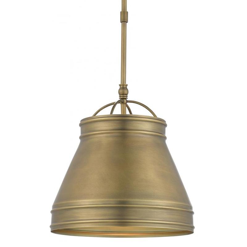 Currey Lumley Brass Pendant 9000 0488