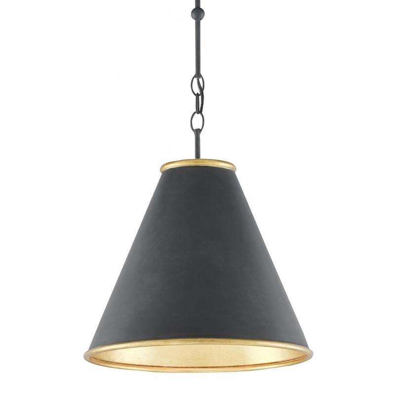 Currey Pierrepont Black Small Pendant 9000 0534