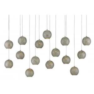 Currey Giro Rectangular 15 Light Multi Drop Pendant 9000 0685