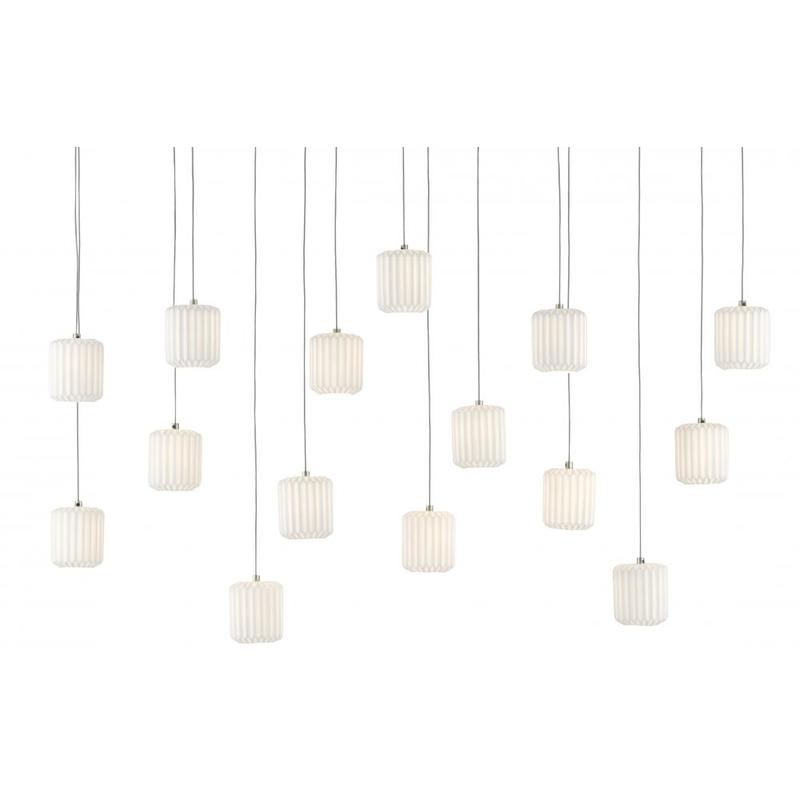 Currey Dove Rectangular 15 Light Multi Drop Pendant 9000 0713