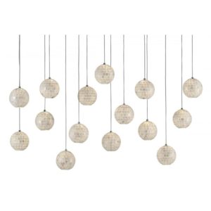 Currey Finhorn Rectangular 15 Light Multi Drop Pendant 9000 0720