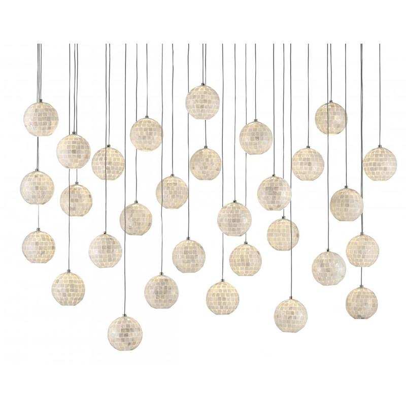 Currey Finhorn 30 Light Multi Drop Pendant 9000 0721