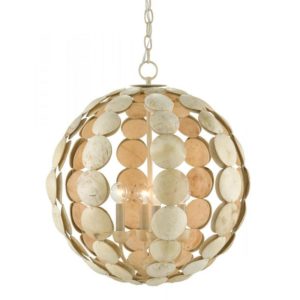Currey Tartufo Coco Shell Chandelier 9000 0806