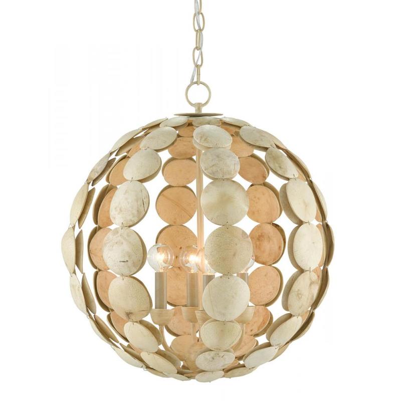 Currey Tartufo Coco Shell Chandelier 9000 0806