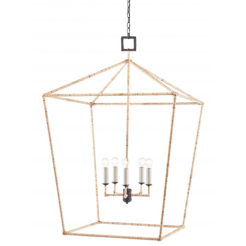 Currey Denison Rattan Grande Lantern 9000 0871