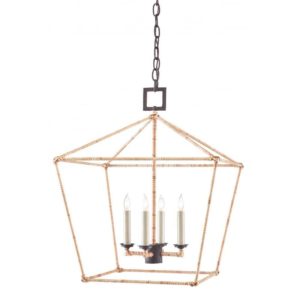 Currey Denison Rattan Medium Lantern 9000 0872