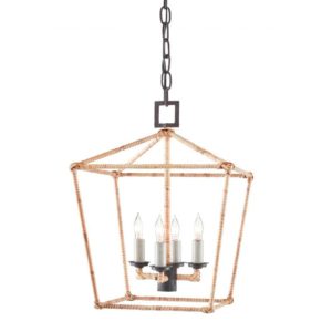 Currey Denison Rattan Small Lantern 9000 0873