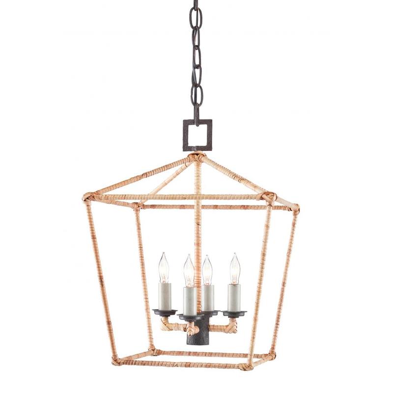 Currey Denison Rattan Small Lantern 9000 0873
