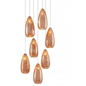 Currey Rame 7 Light Multi Drop Pendant 9000 0904