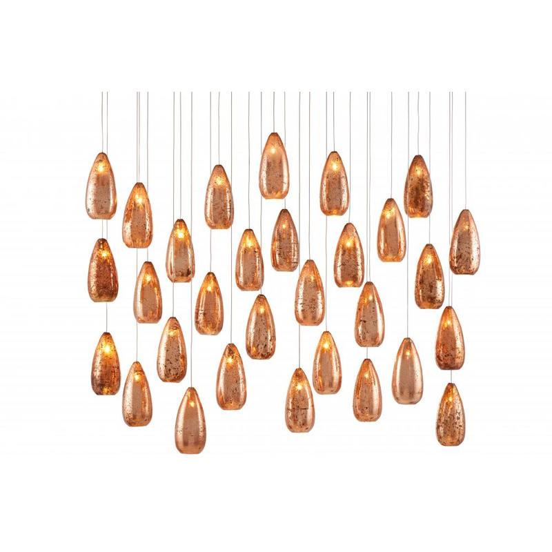 Currey Rame 30 Light Multi Drop Pendant 9000 0907