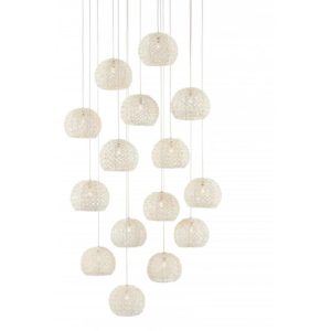 Currey Piero Round 15 Light Multi Drop Pendant 9000 0912