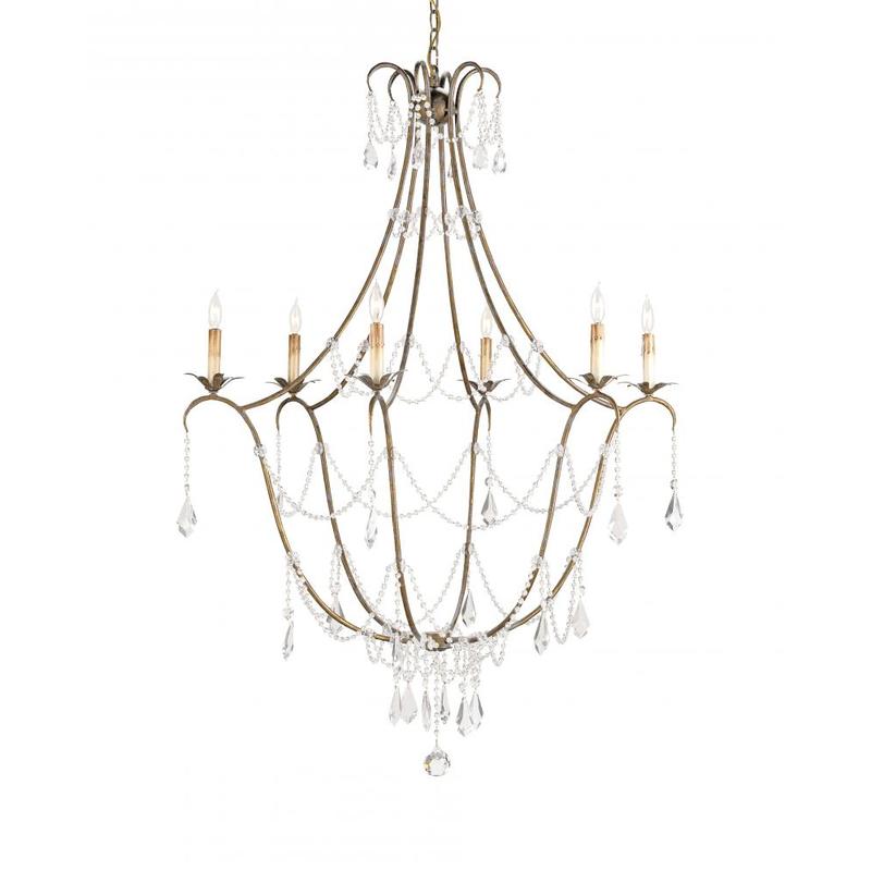 Currey Elizabeth Gold Chandelier 9048