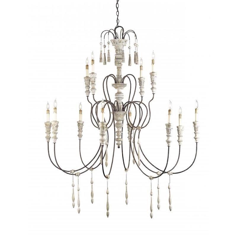 Currey Hannah Large Chandelier 9117