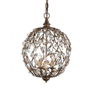 Currey Crystal Bud Cupertino Orb Chandelier 9652