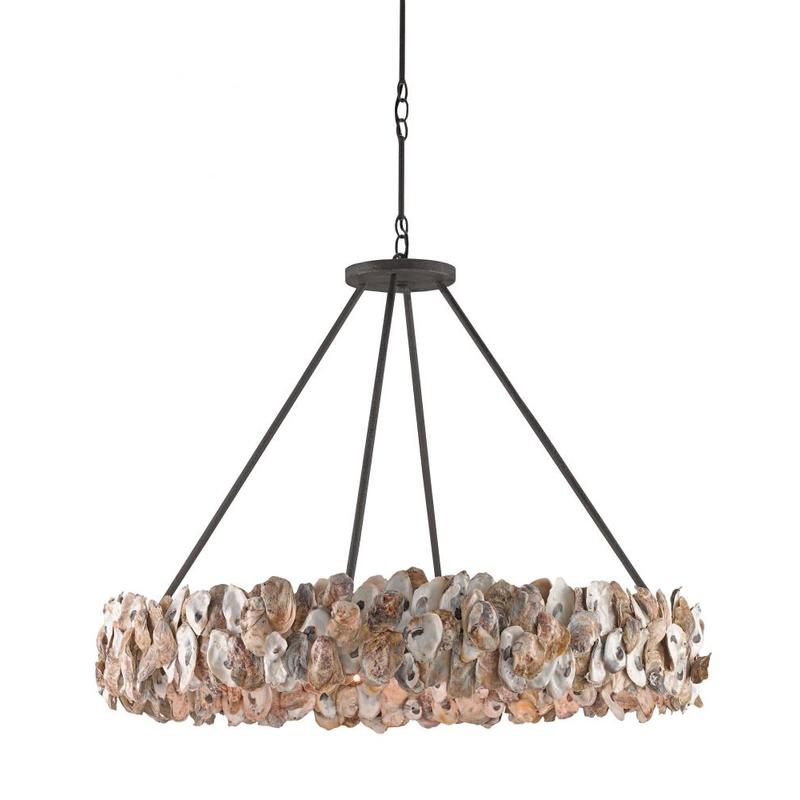 Currey Oyster Chandelier 9672