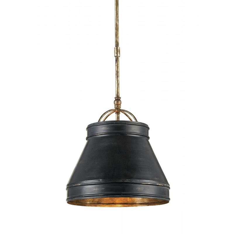 Currey Lumley Black Pendant 9868