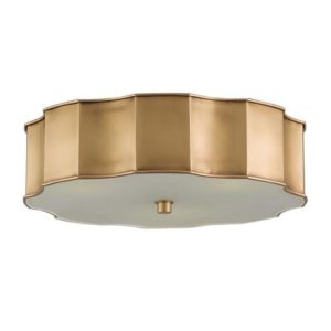 Currey Wexford Brass Flush Mount 9999 0001