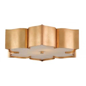 Currey Grand Lotus Gold Flush Mount 9999 0010